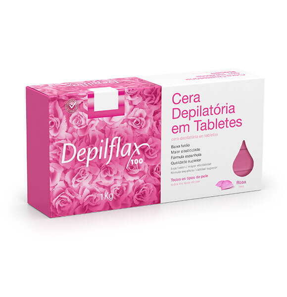 CERA CALIENTE ROSA 1 K - DEPILFLAX